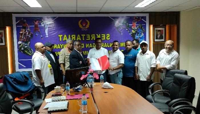 Didukung 15 KONIDA dan 24 Cabang Olahraga, Kenius Kogoya Resmi Mendaftar sebagai Calon Ketua Umum KONI Papua