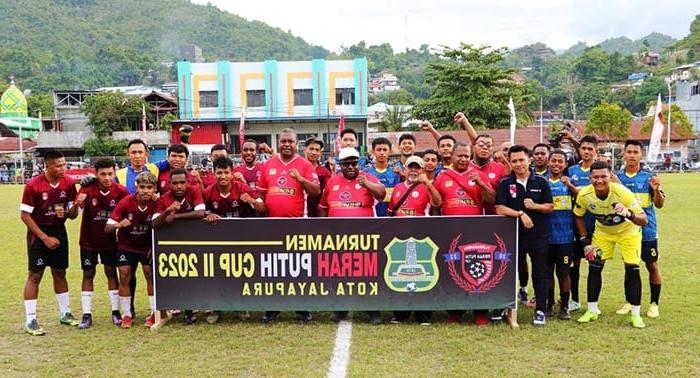 Buka Turnamen Merah Putih CUP II, Ketua KONI Papua: Agar Generasi Muda Dapat Terwadahi dalam Satu Forum