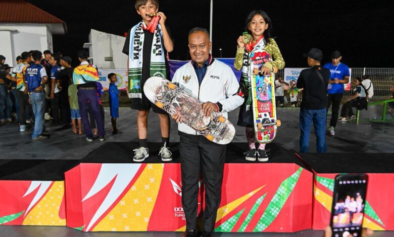 Papua Pegunungan Raih 2 Medali Emas di Ekshibisi Cabang Olahraga Skateboard PON XXI