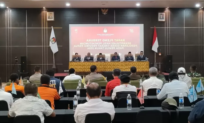 KPU Papua Resmi Membuka Pleno Rekapitulasi, Kabupaten Sarmi Menjadi yang Pertama Dihitung Suaranya