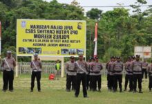 Polres Keerom Papua Gelar Apel Pasukan untuk Operasi Patuh Cartenz 2023