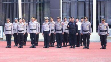 Kapolda Papua Memimpin Upacara Kenaikan Pangkat Luar Biasa (KPLB) bagi Anggota Polda Papua