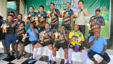 Tim PWI Papua Raih Medali Emas di Cabang Olahraga Lari dan Futsal