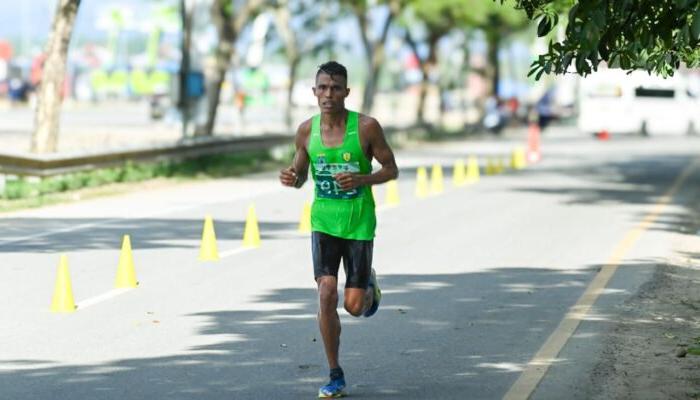 Atlet Maraton Papua Pegunungan Berhasil Melintasi Garis Finis