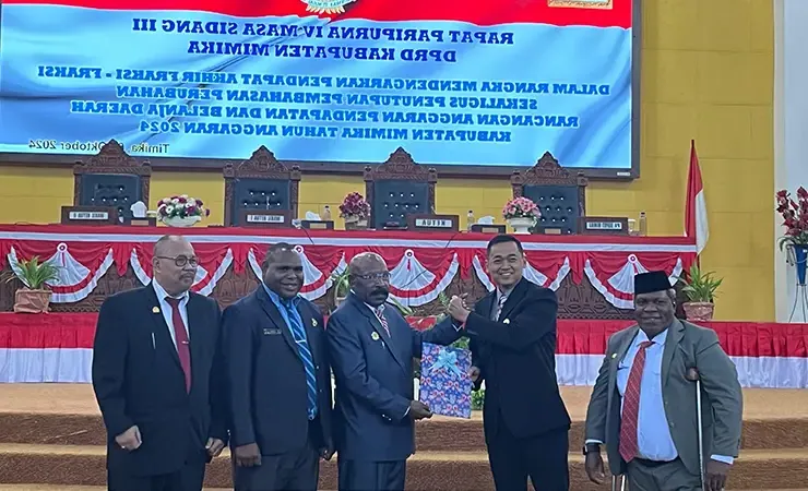 APBD Perubahan Mimika Tahun 2024 Disetujui Sebesar Rp7,3 Triliun